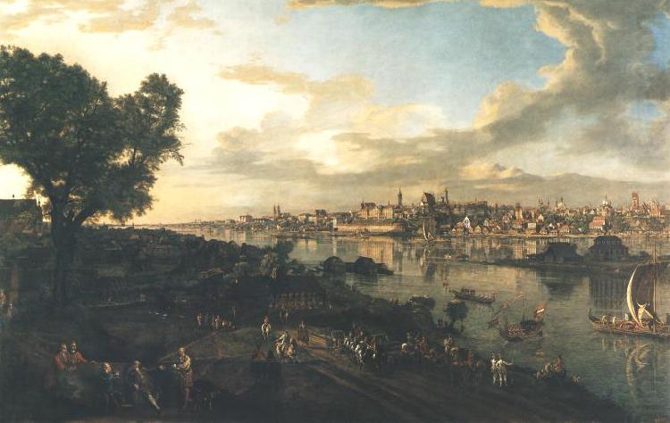 View of Warsaw from Praga, Bernardo Bellotto